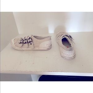 Sneakers , off white canvas rocket dogs